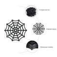 thumbnail image 2 of 20pcs Plastic Spider Web Cobweb Spider Web Felt Coasters for Party Scene Props Outdoor Yard Decor, 2 of 16