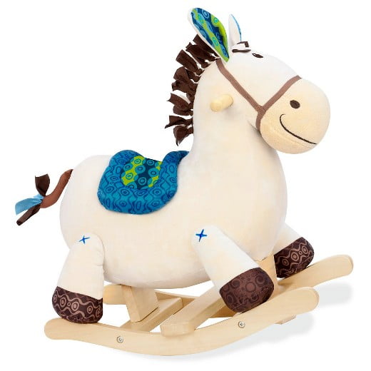 b toys unicorn rocking horse