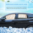 thumbnail image 3 of 2pcs Universal Car Side Window Sunshade Curtains Auto Windows Curtain Sun Visor Blinds Cover Car-Styling, 3 of 5