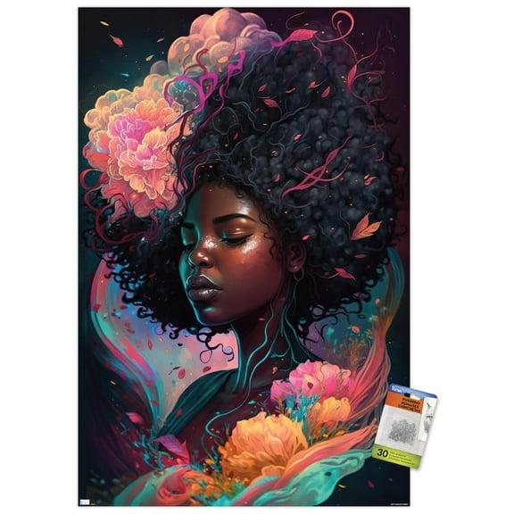 Wumples - Beautiful Profile 3 Wall Poster with Pushpins, 22.375" x 34"