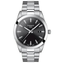 Tissot Men's Gentleman Black Dial Watch - T1274101105100