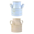 thumbnail image 3 of Weiweiguan 2 Pcs Petit Support de Plante en Métal Vase Poignée Rétro Tonneau de Fleurs en Fer, 3 of 7