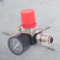 thumbnail image 3 of Air Compressor Regulator 0-180PSI Gauge 4 Way Valve for Pneumatic Tools, Easy Pressure Modulation, 3 of 7