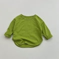thumbnail image 4 of Posijego Infant Baby Cotton Long Sleeve T-Shirts Newborn Toddler Boys Girls Plain Basic Tee Tops for Kids, 4 of 4
