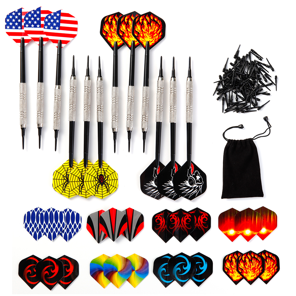 Steel Tip Darts,Professional Metal Darts,Darts Metal Tip Set,with Soft
