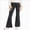 A10-Black, variant on Girl's 2 Piece Workout Outfits Round Neck Split Crop Tank Top and Biker Shorts Athletic Sets Hot Pink Pink