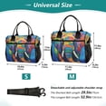 thumbnail image 2 of Small Cooler Bag Lunch Bag Portable Meal Bag Work Meal Bag Outdoor Meal Bag Travel Meal Bag Picnic Meal Bag Going Out Meal Bag Rainbow Cute Elephant, 2 of 6