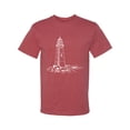 thumbnail image 2 of Wild Bobby Classic Coastal Lighthouse Cove Men Tee, 2 of 5