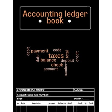 Accounting Ledger Book: A Complete Expense Tracker Notebook, Expense Ledger, Bookkeeping Record Book For Small Business Or Personal Use - Ledger Books For Bookkeeping - 9781803936680