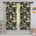 thumbnail image 5 of Blackout Kids Curtains,Classic Camo Green Brown Pattern Childrens Insulated Curtains Set Of 2,Bedroom Essentials,Toddler Room Decor 42"x63", 5 of 5