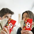 thumbnail image 4 of Kokovifyves Red Envelope Lucky Money for Chinese New Years Decorations 2023 New Year Fold Red Envelope Personalized Red Envelope Chinese New Year Blessing Red Envelope, 4 of 5