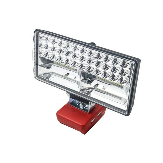 ZheElen Lampe de Travail Portable Réutilisable Protection contre les Surintensités Camping Randonnée Pêche Lampe d'Urgence Auto Remplacement pour 18v m18 8 Pouces