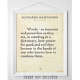 thumbnail image 3 of Nathaniel Hawthorne - Words - 11x14 Unframed Typography Book Page Print - Great Gift for Book Lovers, 3 of 6