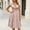 Pink, variant on Dolkfu V-Neck Women Clothing Ditsy Floral Short Sleeve Mid-Length Green Fit & Flare Dresses Regular Garden Vacation Geometric Dresses Green,L