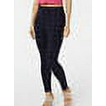 Hue Windowpane Knit High Waist Cropped Skimmer Leggings Size S