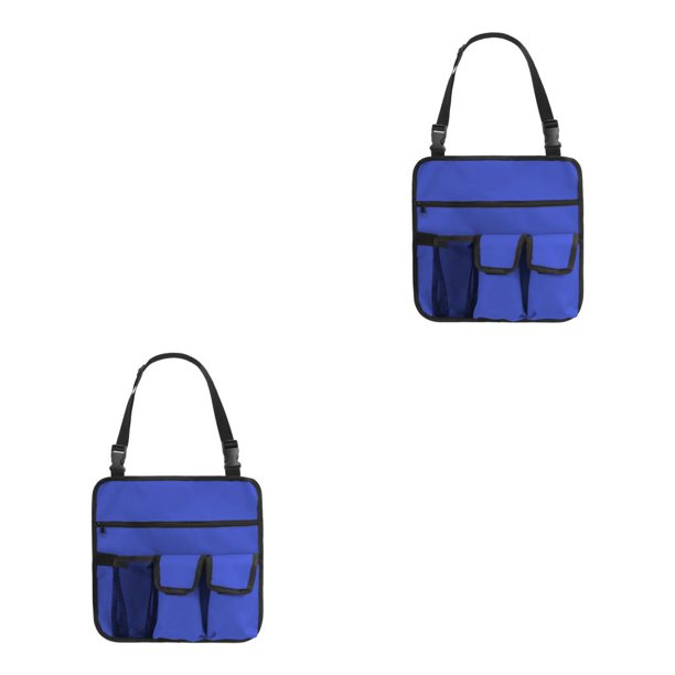 Naiovety silla de camping al aire libre reposabrazos bolsa colgante lateral gran capacidad bocadillos artículos diversos suministro de bolsillo para Azul 2piezas Naiovety CBP547965