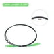 thumbnail image 2 of 1Pcs 3.3Ft Cable de fibra óptica simple modo OS2 LSZH SC/APC-SC/APC con armadura, óptico negro con adaptador, 2 of 5