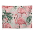 thumbnail image 5 of BCIIG Flamingos Pink Kitsch Tapestry Wall Hanging Graphic Tapestries Home Decor Living Room Bedroom Apartment Farmhouse Dorm 40x30inch, 5 of 6