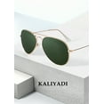 thumbnail image 5 of KALIYADI Polarized Aviator Sunglasses for Men Women Metal Sun glasses UV Blocking, 3 PACK, 5 of 6