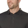thumbnail image 3 of Nat Nast Luxury Originals Men's Short Sleeve Polo Shirt in Black XX-Large, 3 of 4