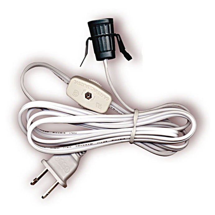 National Artcraft Replacement Lamp Cord, Replacement Lamp Socket With Cord