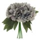 thumbnail image 2 of Artificial 5 Cabeza Peonía Seda Flor Floreciente Ramo Casa Boda Decoración Elegante 6 BLESIY Peony ramo de flores, 2 of 8