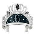thumbnail image 4 of Unique's Birthday Black Glitz Plastic Tiara with Number Stickers, 4 of 4