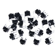 20pcs Mini Micro Momentary Tactile Push Button Switch 6*6*5mm 4 pin ON/OFF