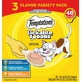 thumbnail image 2 of Temptations Lickable Spoons Adult Wet Cat Treat, 10 grams, Variety Pack of 48, 2 of 8