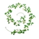 thumbnail image 3 of Guirnalda de flores artificiales para colgar en la pared, planta con hojas verdes, decoración para bodas Blanco, 3 of 9