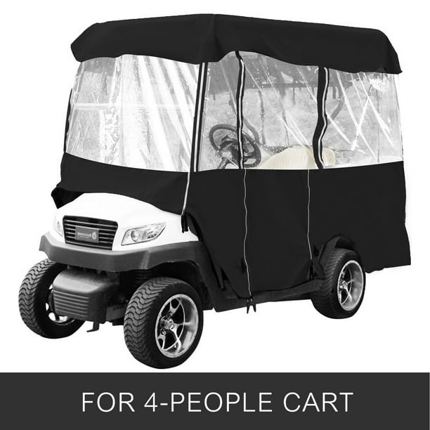Funda coche suministros golf cuatro plazas negra ENC-011