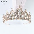 thumbnail image 1 of Jewelry Birthday Party Bride Headbands Bridal Hair Accessories Princess Rhinestone Crown with Combs Silver Tiara Crown Crystal Headband STYLE 3, 1 of 8