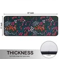 thumbnail image 5 of Kitchen Rugs Sets Of 2,Pioneer Flower Floral Print Pattern Anti Fatigue Kitchen Mat Rugs Non Slip Washable,Decorative Kitchen Floor Mats for Kitchen,Sink,Laundry,17"x47"+17"x47", 5 of 5