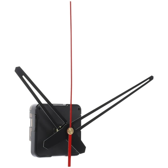 1 Set Clock Movement Mechanism Plastic Round for Wall Clock with Silent Operation High Precision Timing