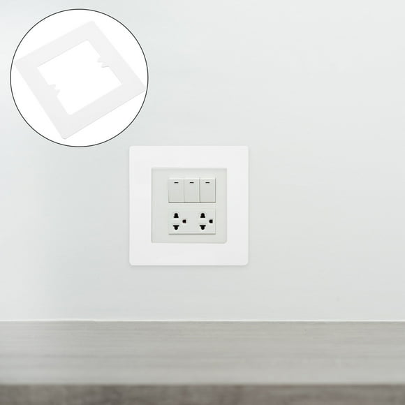 NIYANGLE 1Pcs Plastic Electrical Box Cover Plate 4.3x4.3in for Light Switch Decorative Wall Devices Home Use