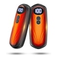 thumbnail image 1 of Calentadores de manos Funaudio recargables, paquete de 2 unidades, 6000 mAh, LED de 5 niveles, 1 of 7