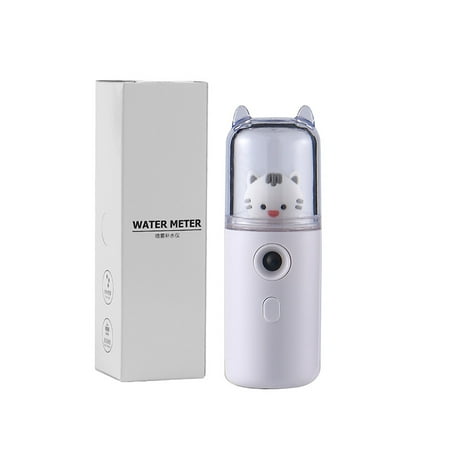 

NIUREDLTD New Cartoon Cute Pet Water Replenishment Instrument Spray Instrument Face Steamer Handheld USB Charging Mini Humidifier