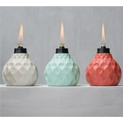 Tiki Assorted Glass 6 in. Seaside Escape Tabletop Torch 1 pc