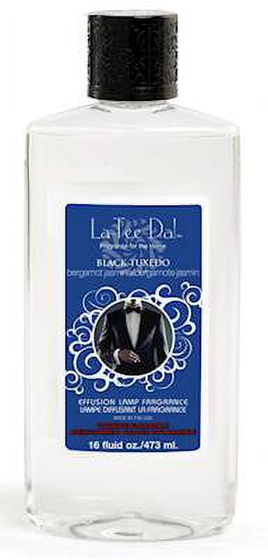 La-Tee-Da Effusion and Fragrance Lamp Refill - Black Tuxedo - 16 oz - Bergamot & Jasmine