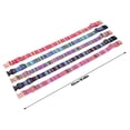 thumbnail image 3 of Dog Collar With Metal Buckle, Adjustable Nylon Collar With Colorful Woven Pattern, For Small Dogs, Puppies, Outdoor Walking, Daily Use - Black Xs Size, 3 of 6