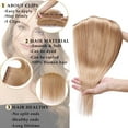 thumbnail image 2 of MY-LADY 10''-24'' 5 Clips in Human Hair Extensions Thick Real Natural Hair Pieces 100% Full Head Remy Hair 20inch #27 Dark Blonde(Heavy), 2 of 8