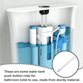 thumbnail image 3 of 10 Pcs Toilet Button Screw Tank Flushing Rod Water Accessory Dual Valve Replacement Kit, 3 of 6