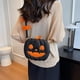 thumbnail image 1 of Bolso Bandolera de Calabaza, Novedoso Bolso de Hombro, Bolso de Mano de Halloween para Mujer, Cartera con Cadena para El Hombro, 1 of 7