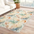 thumbnail image 1 of Abstract Rugs for Living Room Bedroom - Colorful Rug 3x5 - Leaf Carpet for Home Decor - Washable Non Slip Patterned Indoor Small Area Rug - Soft & Low Pile (ZK&717), 1 of 7