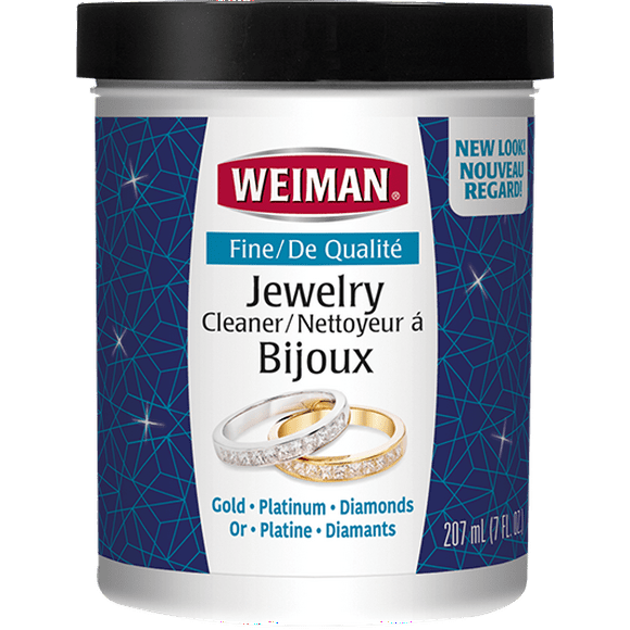 Weiman Fine Jewelry Cleaner for Gold, White Gold, Precious Stones, 7oz