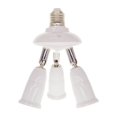 thumbnail image 4 of E27 Splitter 220V 3A Lamp Light Converter Extension Bulb Socket Converter Light Adapter Improvement Plastic Portable Holder Warehouse Accessory 1 to 3, 4 of 7