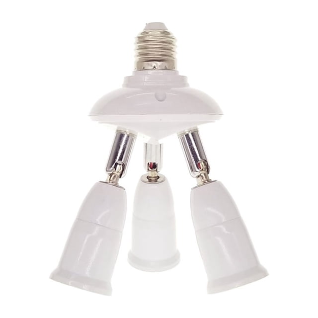 Adaptador de luz E27 Naiovety divisor de bombilla 1 a 3