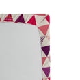 thumbnail image 2 of Ambesonne Pink Fitted Sheet, Geoemetric Triangles Dots, Twin XL Size, Multicolor, 2 of 2