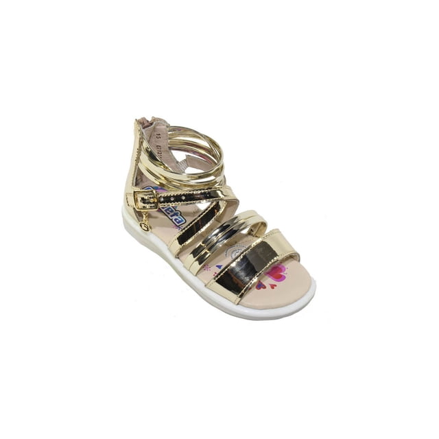 Sandalias CASUALES LEON Coqueta Niña ORO Charol 101515S