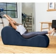 thumbnail image 5 of Avana Yoga Chaise Lounge Chair, Ink Blue, 5 of 6